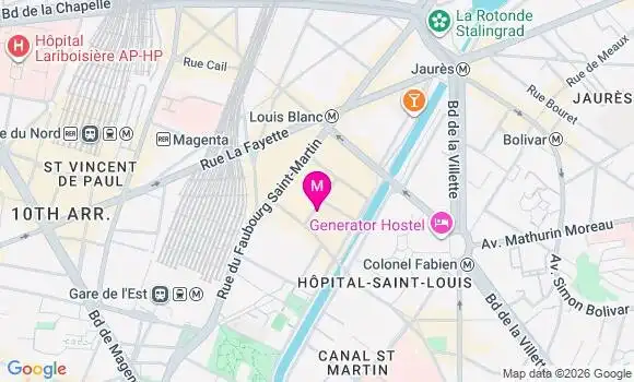 Localisation Mtre Vagner Guillaume