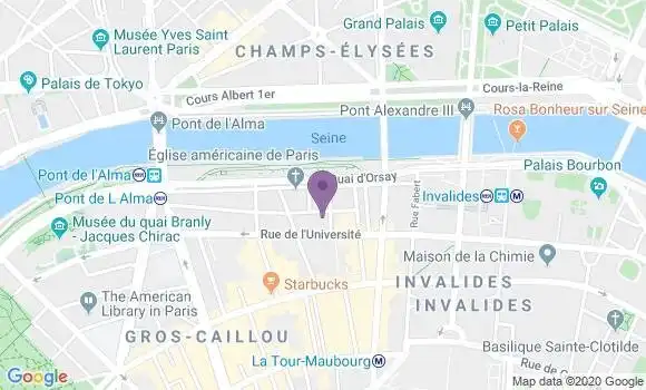 Localisation Mtre Vanuxem Pauline