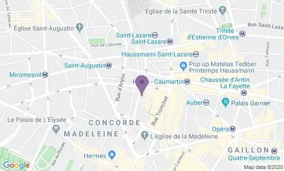 Localisation Mtre Vanner Olympe