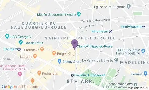 Localisation Mtre Verger Blandine