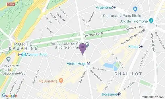 Localisation Mtre Vergne Emilie