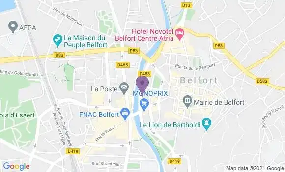Localisation Mtre Perrez Anne