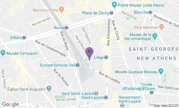 Localisation Mtre Fauré Claire