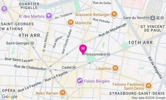 Localisation Mtre Fromantin Edmond