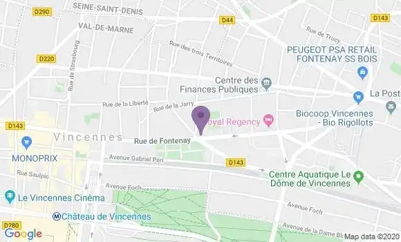 Localisation Mtre Desveaux Aurélia
