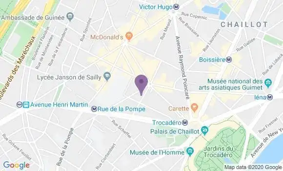 Localisation Mtre François Josias