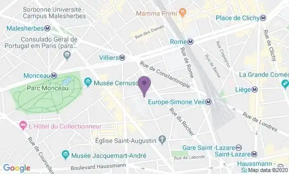 Localisation Mtre Huet Benoit