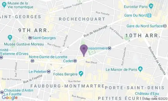 Localisation Mtre Havard Marion