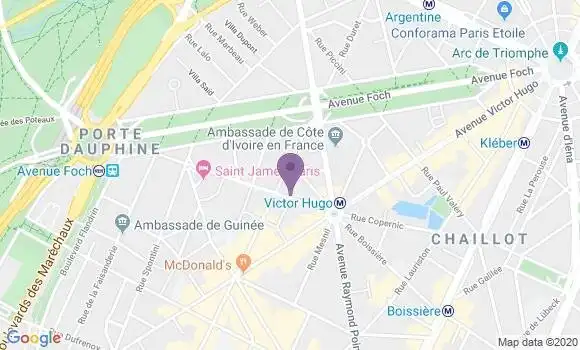 Localisation Mtre Hugonie Isabelle