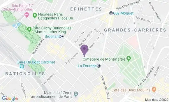 Localisation Mtre Hubert Louise