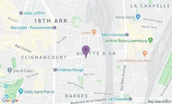 Localisation Mtre Marquet Virginie