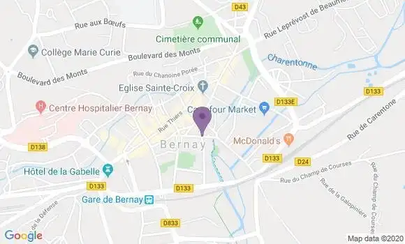 Localisation Mtre Benoit Marc