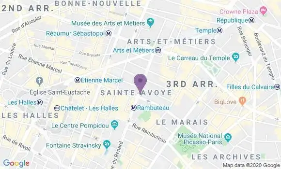 Localisation Mtre Delorme Lucile