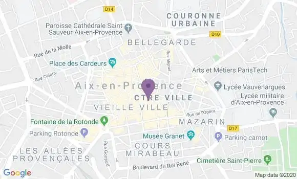 Localisation Mtre Baradat Laurence