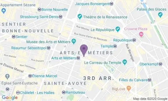 Localisation Mtre Lefevre Juliette