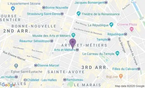 Localisation Mtre Mesurolle Pauline