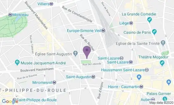 Localisation Mtre Dhainaut Vanessa