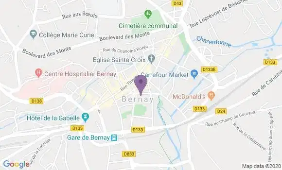 Localisation Mtre Hemery Michel