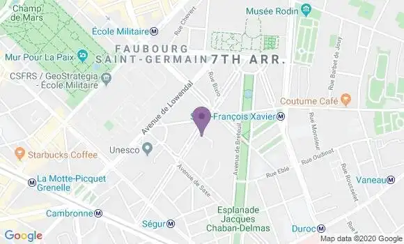 Localisation Mtre Tricard Pauline