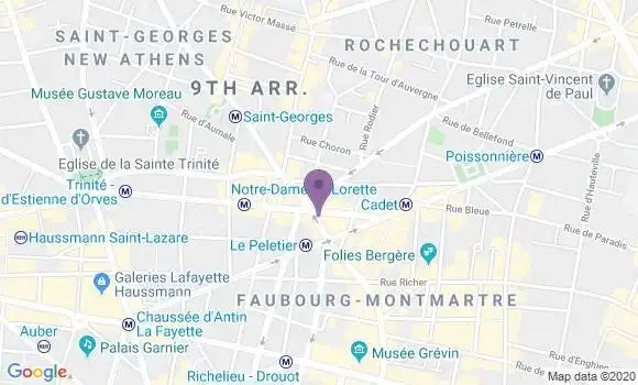 Localisation Mtre Tenard Arthur