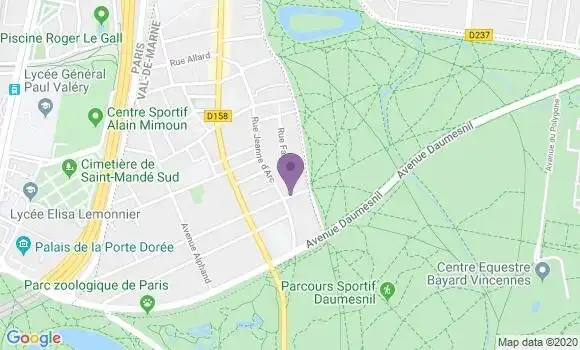 Localisation Mtre Thelot Hugo