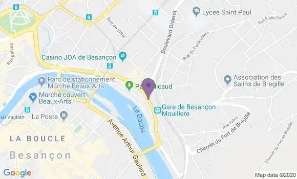 Localisation Mtre Berger Nathalie