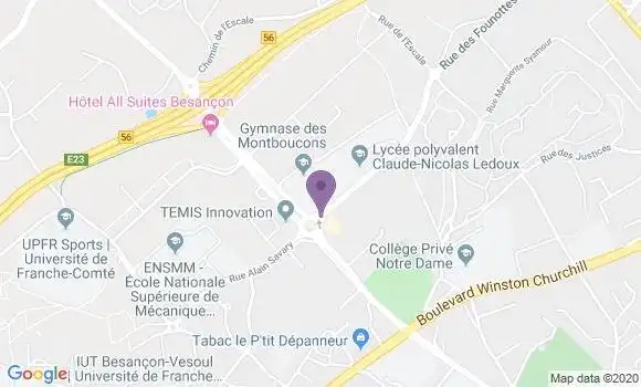 Localisation Mtre Bevalot Vanina