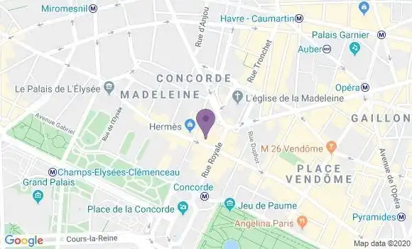 Localisation Mtre Treca Alexis
