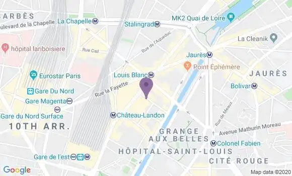 Localisation Mtre Bregeras Audrey