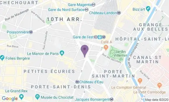 Localisation Mtre Brunel François