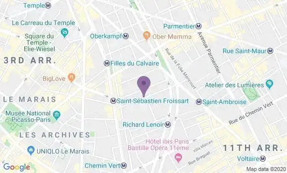 Localisation Mtre Baudasse Véronique
