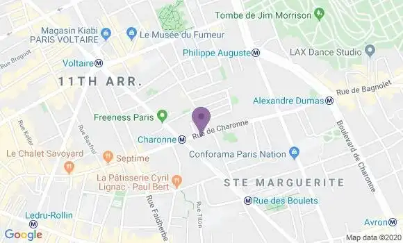 Localisation Mtre Chauvet Lallouette Annie