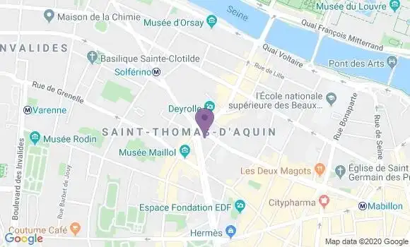 Localisation Mtre Rigamonti Valentin