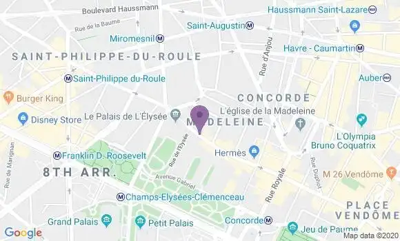 Localisation Mtre Regis Victoria