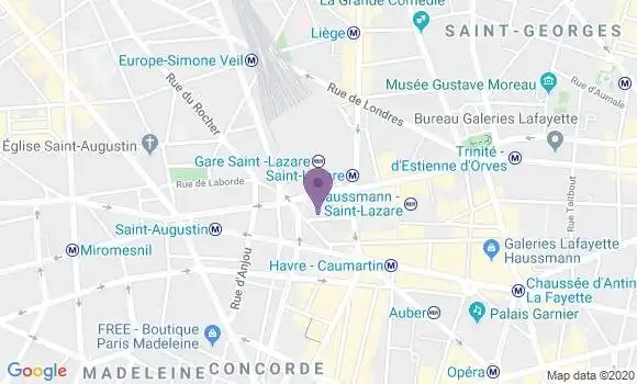 Localisation Mtre Regnault Sylvie