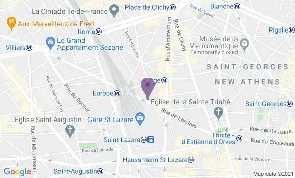 Localisation Mtre Robelin Baptiste