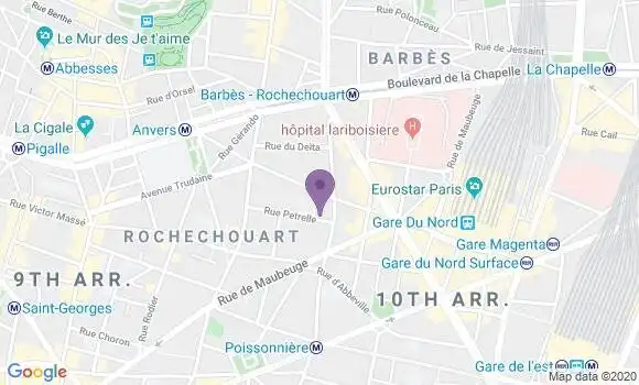 Localisation Mtre Robertiere Pamela