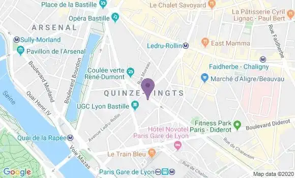 Localisation Mtre Delacarte Maxime