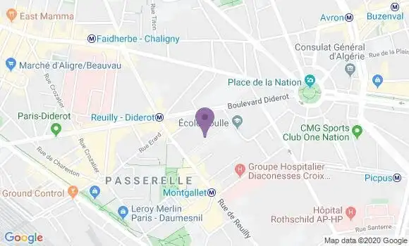 Localisation Mtre Garcia Sarah