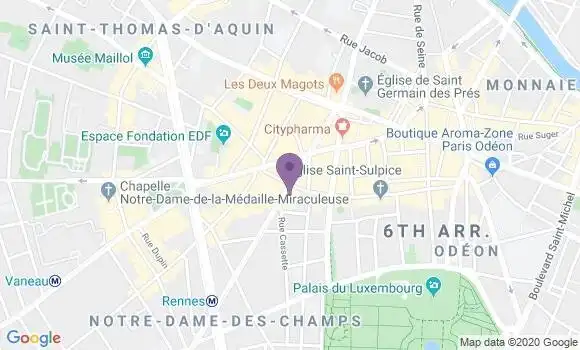 Localisation Mtre Sudrie Blandine