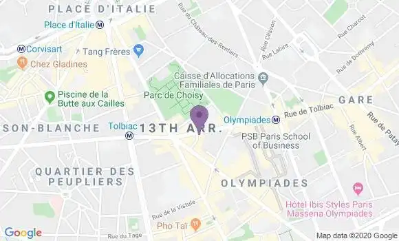 Localisation Mtre Dibandjo Denis