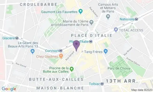 Localisation Mtre Micaud Nathalie