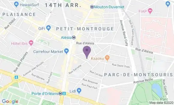 Localisation Mtre Beretti Nicolas