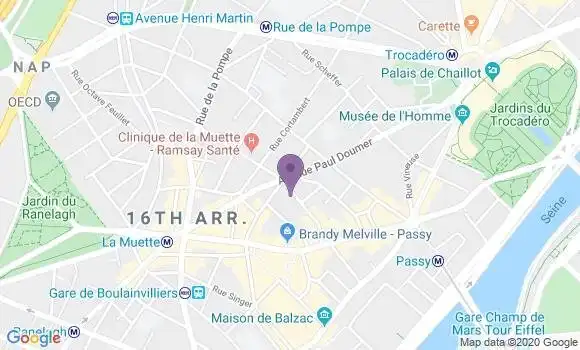 Localisation Mtre Ribiere Louis