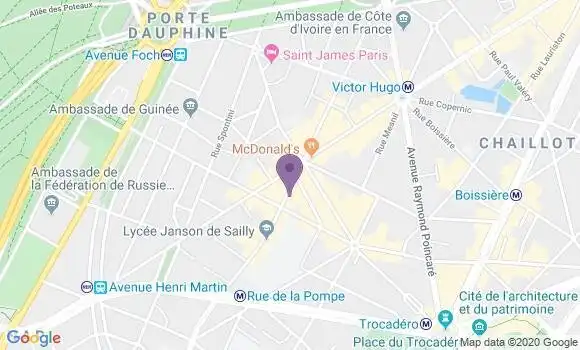 Localisation Mtre Roche Toussaint Caroline