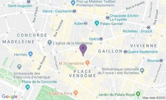 Localisation Mtre Susset Pauline