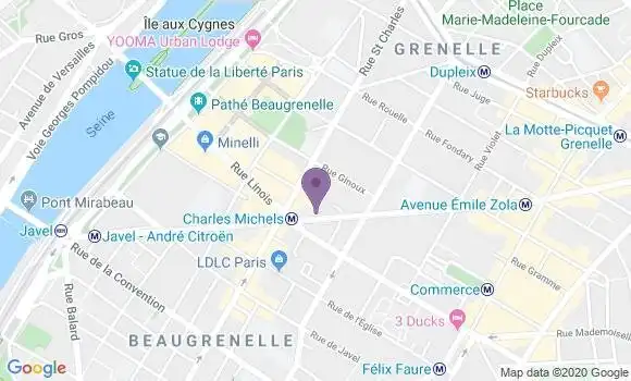 Localisation Mtre Aubert Marianne