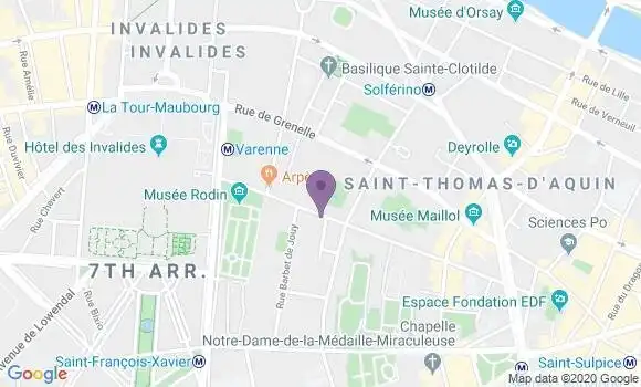 Localisation Mtre Sicard Philippa