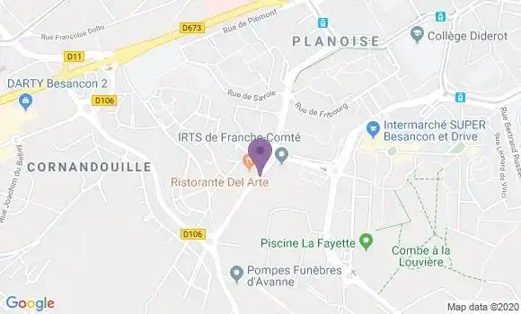 Localisation Mtre Monnet Patrick