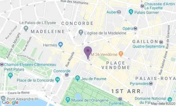 Localisation Mtre Prugnier Claire